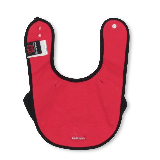 【ベビードール】１０１匹わんちゃん 飛び出しスタイ 4605 / 赤ちゃん 出産祝い 贈り物 プレゼント ベビー用品 立体モチーフ スナップボタン付（2段階調節可） リバーシブル仕様 ポリウレタンコーティング加工