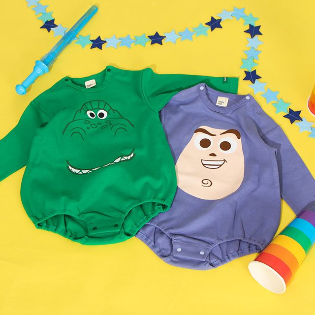 公式 ショップディズニー ベビードール ディズニー キャラクターなりきりぽってりロンパース7053b レックス