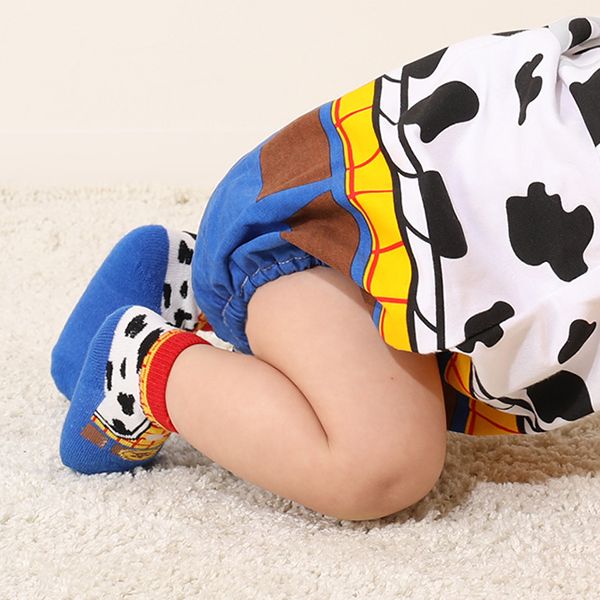 【ベビードール】ウッディ ベビーソックス 7055 / 9-12cm ベビーサイズ 赤ちゃん 靴下 くつ下 滑り止め付き トイ・ストーリー