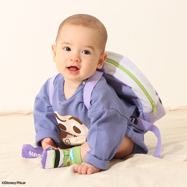 【ベビードール】バズ キャラクターベビーリュック 7056 / 容量約５リットル ベルト長さ調整可 エステルベロア素材 トイ・ストーリー