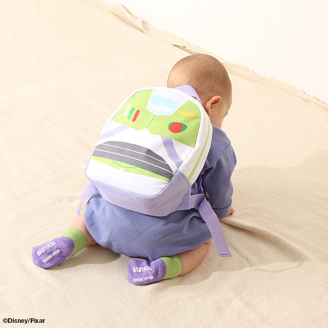【ベビードール】バズ キャラクターベビーリュック 7056 / 容量約５リットル ベルト長さ調整可 エステルベロア素材 トイ・ストーリー