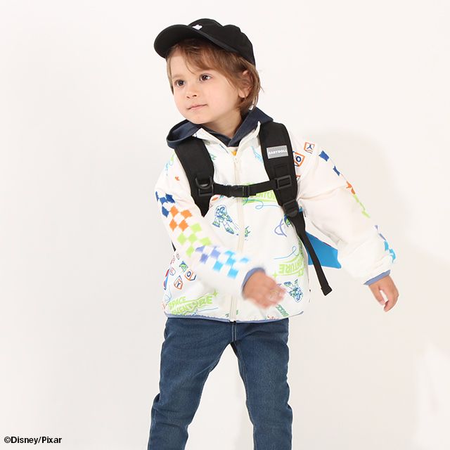 【ベビードール】バズ キャラクターキッズリュック7136 / 容量約１０リットル クッション入ショルダーベルト（長さ調整可/フック付） チェストストラップ付き（長さ調整可） 背面メッシュ仕様 ネームタグ付 トイ・ストーリー