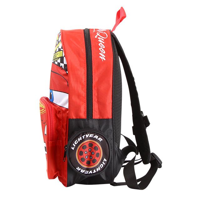 【ベビードール】カーズ キッズリュック 7152 / ライトニング・マックィーン クッション入ショルダーベルト（長さ調整可/Ｄカンフック/反射材付） チェストストラップ付（長さ調整可） ネームタグ付 背面メッシュ仕様