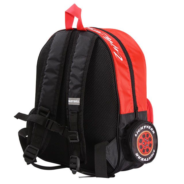 【ベビードール】カーズ キッズリュック 7152 / ライトニング・マックィーン クッション入ショルダーベルト（長さ調整可/Ｄカンフック/反射材付） チェストストラップ付（長さ調整可） ネームタグ付 背面メッシュ仕様