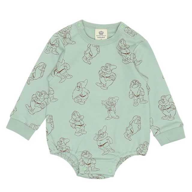 【ベビードール】七人のこびと ギフトBOX付き 5点ギフトセット 7186B 【DY】 / 70-80cm ベビーサイズ 赤ちゃん 出産祝い 贈り物 プレゼント ベビー服 ロンパース モンキーパンツ スタイ（リバーシブル仕様） ソックス 帽子