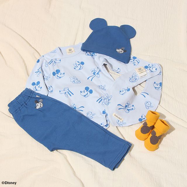 【ベビードール】 ギフトBOX付き ディズニー 5点ギフトセット 7186B【DY】 ミッキー