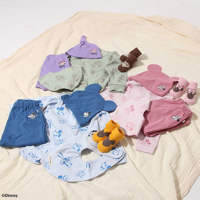 【ベビードール】 ギフトBOX付き ディズニー 5点ギフトセット 7186B【DY】 ミニー