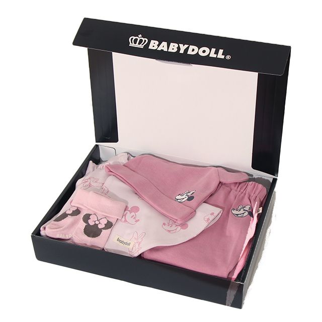 【ベビードール】 ギフトBOX付き ディズニー 5点ギフトセット 7186B【DY】 ミニー