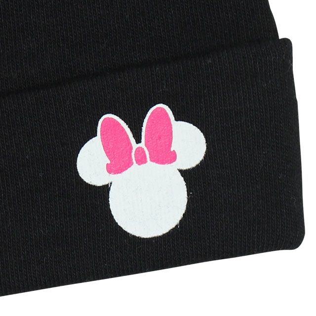 【ベビードール】ミニー ギフトBOX付き 3点ギフトセット7868B 【DY】 / 70-80cm ベビーサイズ 赤ちゃん 出産祝い 贈り物 プレゼント ベビー服 ボディスーツ サロペットロンパース 耳付き帽子 肩紐長さ調節可（2段階）