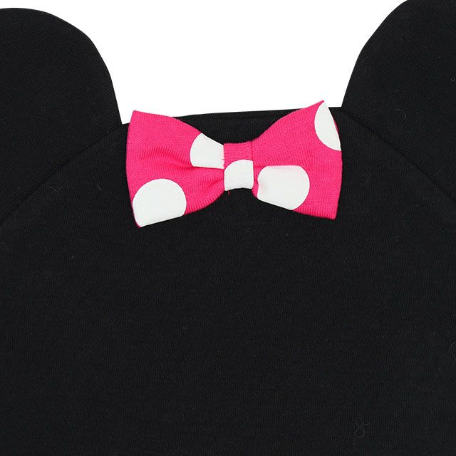 【ベビードール】ミニー ギフトBOX付き 3点ギフトセット7868B 【DY】 / 70-80cm ベビーサイズ 赤ちゃん 出産祝い 贈り物 プレゼント ベビー服 ボディスーツ サロペットロンパース 耳付き帽子 肩紐長さ調節可（2段階）