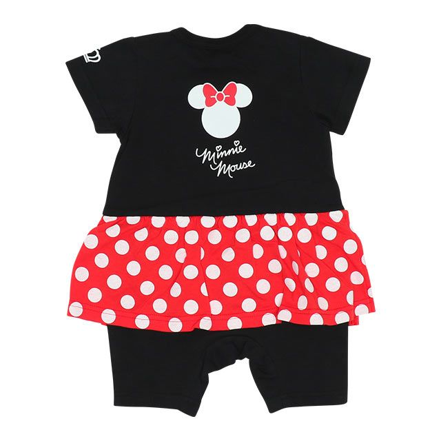 【ベビードール】ミニー ギフトBOX付き 3点ギフトセット7869B 【DY】 / 70-80cm ベビーサイズ 赤ちゃん 出産祝い 贈り物 プレゼント ベビー服 ロンパース、スタイ、耳付き帽子 肩紐長さ調節可（2段階）