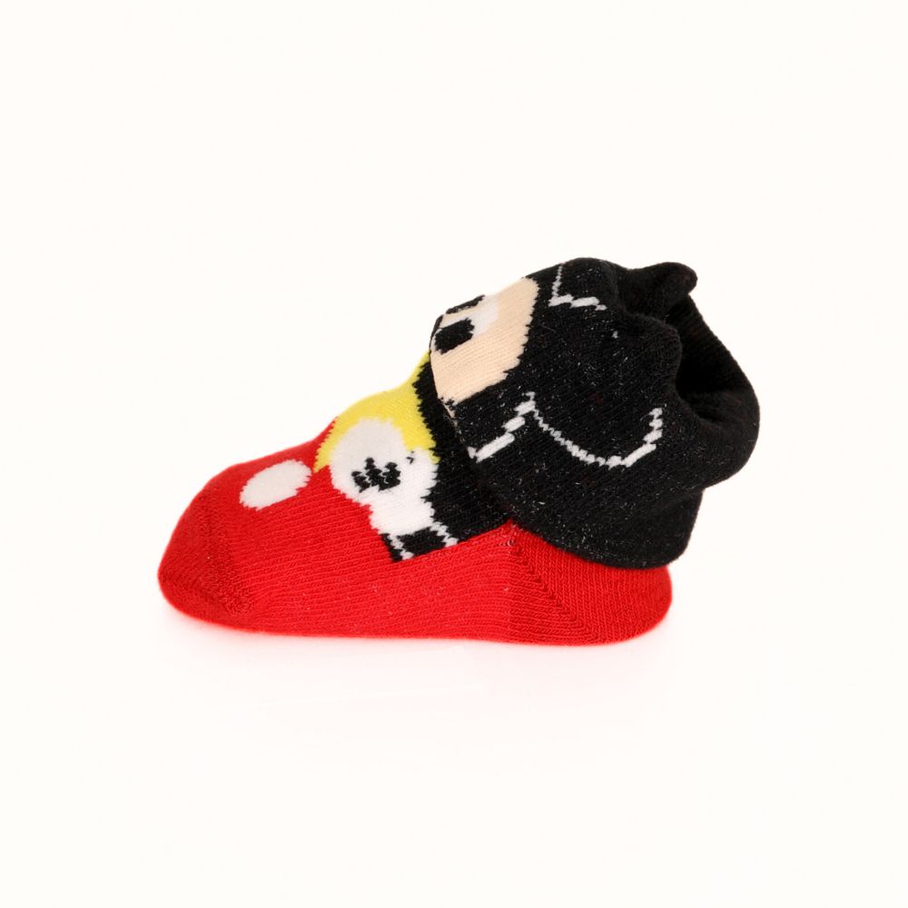 【ベビードール】ミッキー ベビーソックス 7908 / 9-12cm 赤ちゃん 出産祝い 贈り物 プレゼント ベビー用品 靴下 くつ下 滑り止め付き プチプラ お得