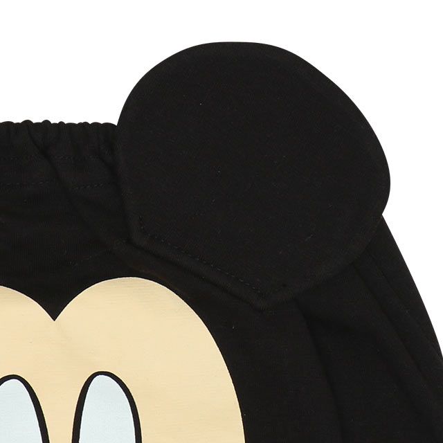 【ベビードール】ミッキー キャラクターベビーブルマ 7909 / 腹囲38cm ベビーサイズ 赤ちゃん 出産祝い 贈り物 プレゼント ベビー服 立体モチーフ ウエスト総ゴム 綿100％