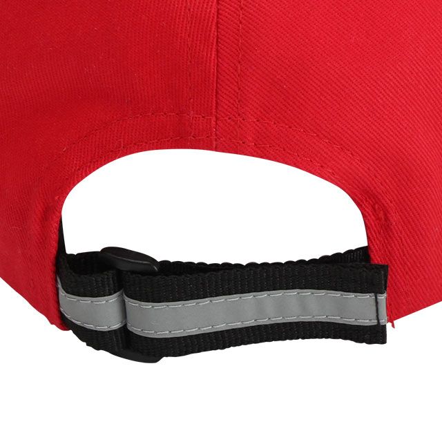 【ベビードール】カーズ ツイルキャップ 8100 / 頭回り：50-54cm キッズ 帽子 ぼうし キャップ 立体モチーフ 反射素材 リフレクター付き 面ファスナーでサイズ調整可能 日よけ UV対策