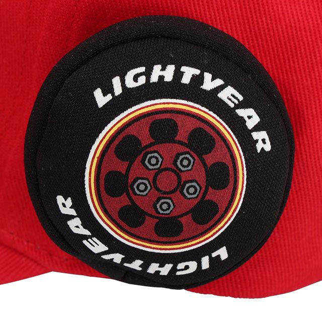 【ベビードール】カーズ ツイルキャップ 8100 / 頭回り：50-54cm キッズ 帽子 ぼうし キャップ 立体モチーフ 反射素材 リフレクター付き 面ファスナーでサイズ調整可能 日よけ UV対策