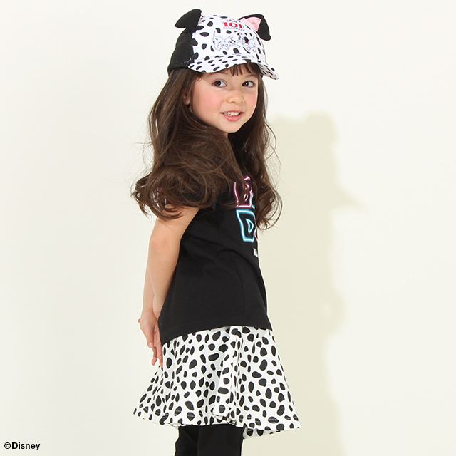 【ベビードール】１０１匹わんちゃん 耳付メッシュキャップ 8139 / 頭回り52-54cm ベビーサイズ キッズ ぼうし 帽子 面ファスナーでサイズ調整可 立体モチーフ 日よけ 熱中症対策