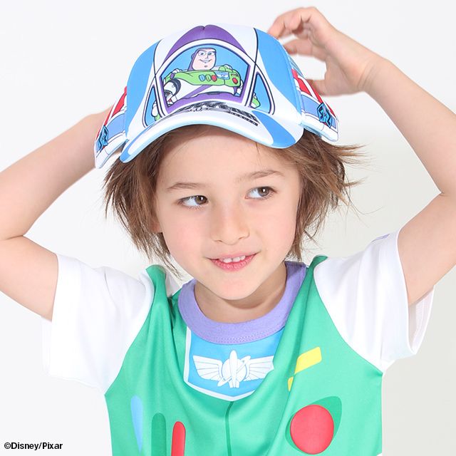 【ベビードール】バズ メッシュキャップ 8140 / 頭回り50-54cm ベビーサイズ キッズ ぼうし 帽子 面ファスナーでサイズ調整可 立体モチーフ 日よけ 熱中症対策