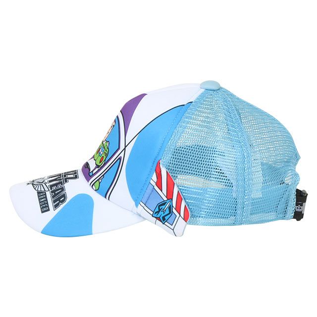 【ベビードール】バズ メッシュキャップ 8140 / 頭回り50-54cm ベビーサイズ キッズ ぼうし 帽子 面ファスナーでサイズ調整可 立体モチーフ 日よけ 熱中症対策