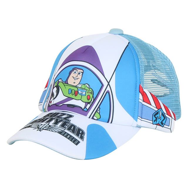 【ベビードール】バズ メッシュキャップ 8140 / 頭回り50-54cm ベビーサイズ キッズ ぼうし 帽子 面ファスナーでサイズ調整可 立体モチーフ 日よけ 熱中症対策