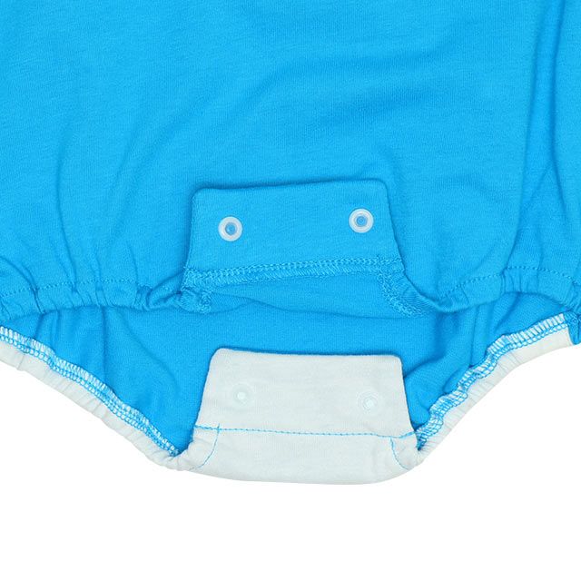 【ベビードール】ポテトヘッド ぽってりロンパース 8207B / 70-80cm ベビーサイズ 赤ちゃん 出産祝い 贈り物 プレゼント ベビー服 半袖 立体モチーフ 天竺素材