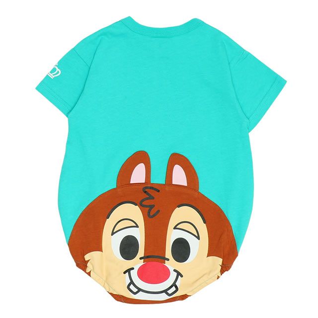 【ベビードール】デール ぽってりロンパース 8207B / 70-80cm ベビー服 つなぎ 半袖 ボディ肌着 出産祝い 贈り物 プレゼント 立体モチーフ 綿100％