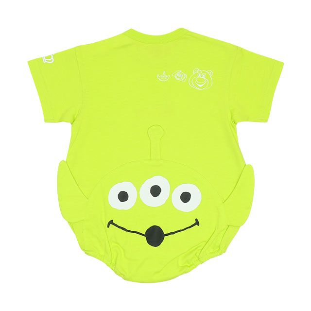 【ベビードール】リトルグリーンメン ぽってりロンパース 8207B / 70-80cm ベビーサイズ 赤ちゃん 出産祝い 贈り物 プレゼント ベビー服 半袖 立体モチーフ 天竺素材