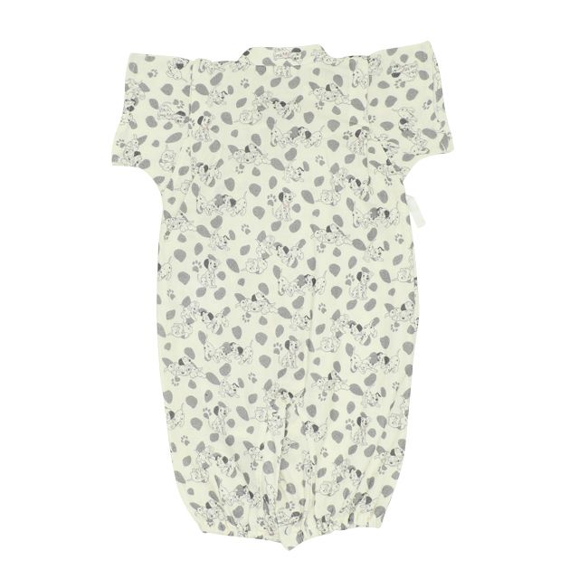 【ベビードール】１０１匹わんちゃん 甚平2wayオール 8290B / ベビーサイズ 赤ちゃん ベビー服 つなぎ 半袖 ボディ肌着 カバーオール ドレスオール 左前、脇部分に結び紐 ガーゼ素材