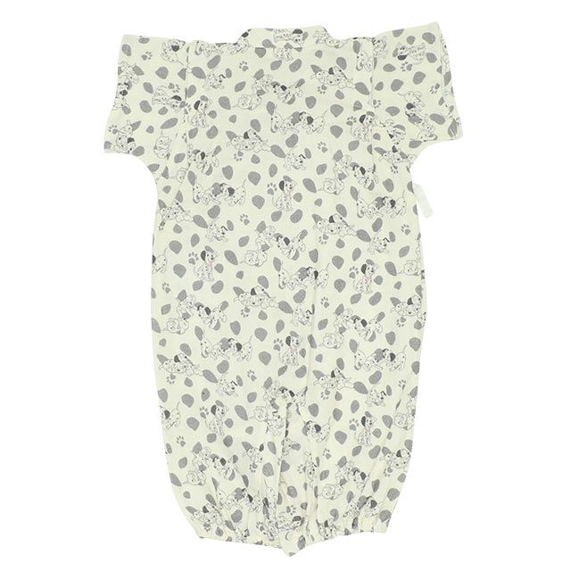 【ベビードール】１０１匹わんちゃん 甚平2wayオール 8290B / ベビーサイズ 赤ちゃん ベビー服 つなぎ 半袖 ボディ肌着 カバーオール ドレスオール 左前、脇部分に結び紐 ガーゼ素材