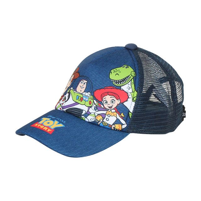 【ベビードール】トイ・ストーリー メッシュキャップ 8380 / 頭回り50-54cm ベビーサイズ キッズ ぼうし 帽子 面ファスナーでサイズ調整可 日よけ 熱中症対策 ウッディ バズ・ライトイヤー ジェシー リトルグリーンメン レックス
