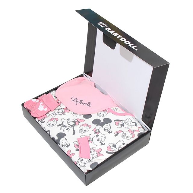 【ベビードール】ギフトBOX付き ミニー 3点ギフトセット 8525B【DY】