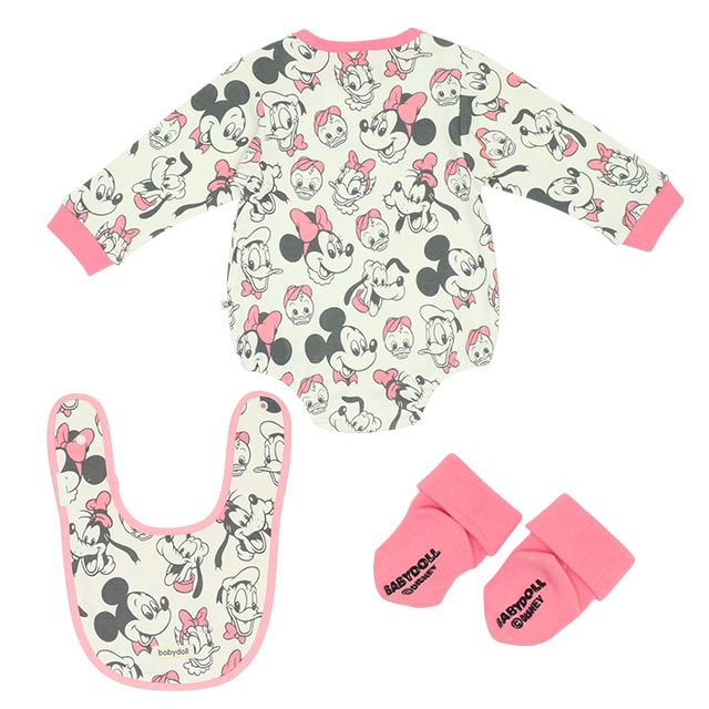 【ベビードール】ギフトBOX付き ミニー 3点ギフトセット 8525B【DY】