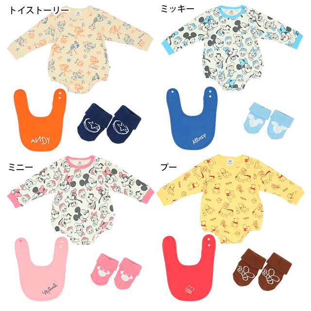 【ベビードール】ギフトBOX付き ミニー 3点ギフトセット 8525B【DY】