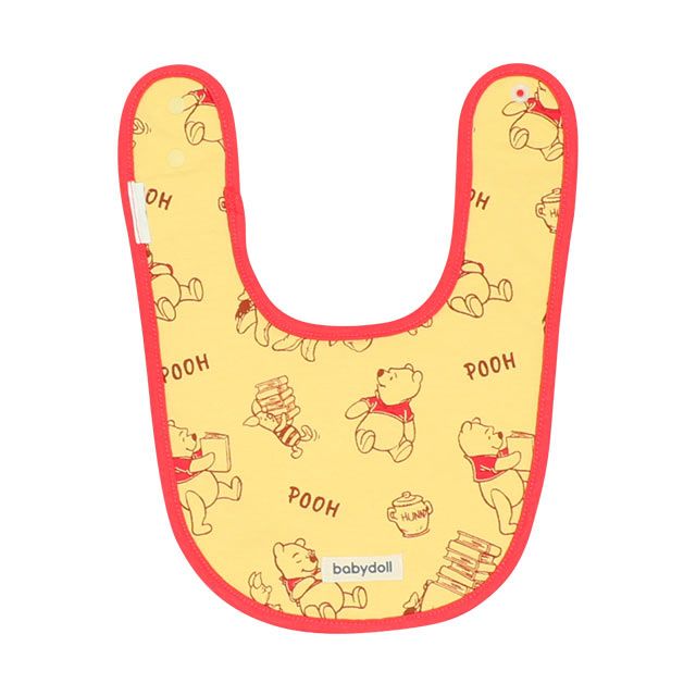 【ベビードール】プー ギフトBOX付き 3点ギフトセット 8525B 【DY】 / 70-80cm ベビーサイズ 赤ちゃん 出産祝い 贈り物 プレゼント ベビー服 長袖 ボディースーツ ソックス （滑り止め有り） スタイ （2段階調節可/リバーシブル仕様）