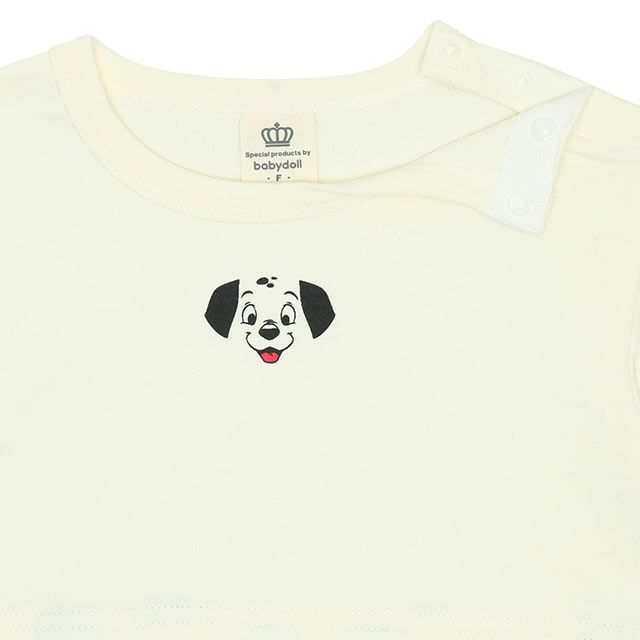 【ベビードール】１０１ ぽってりロンパース 8545B / ベビーサイズ 赤ちゃん 出産祝い ベビー服 ベビーつなぎ 長袖