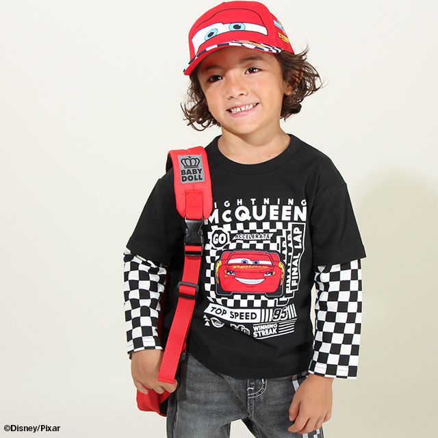 【ベビードール】カーズ ボディバッグ 8588 / ライトニングマックイーン キッズ 雑貨 カバン 鞄 ショルダーベルト（長さ調整可/反射ワッペン・バックル付き/左右付け替え可）