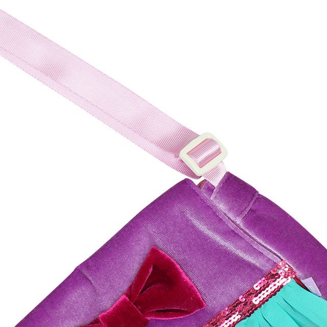 【ベビードール】ラプンツェル プリンセス / ポシェット 8723 / キッズ かばん 鞄 ショルダーバッグ 長さ調整可 開口部フラップ（面ファスナー） お姫様 コスチューム ガーリー ガールズコーデ