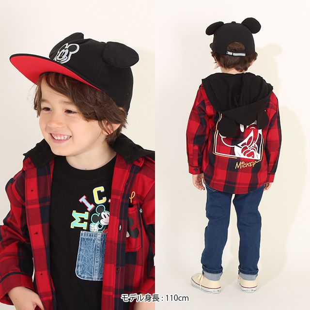 【ベビードール】ミッキー ディズニー 光るツイルキャップ 8746