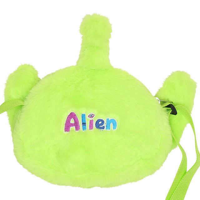 【ベビードール】リトルグリーンメン ボアポシェット 8870 / キッズ かばん 鞄 バッグ 小物入れ ショルダー紐長さ調整可 もこもこ シャギーボア素材 トイ・ストーリー