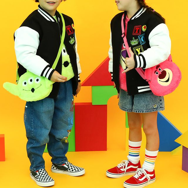 【ベビードール】リトルグリーンメン ボアポシェット 8870 / キッズ かばん 鞄 バッグ 小物入れ ショルダー紐長さ調整可 もこもこ シャギーボア素材 トイ・ストーリー