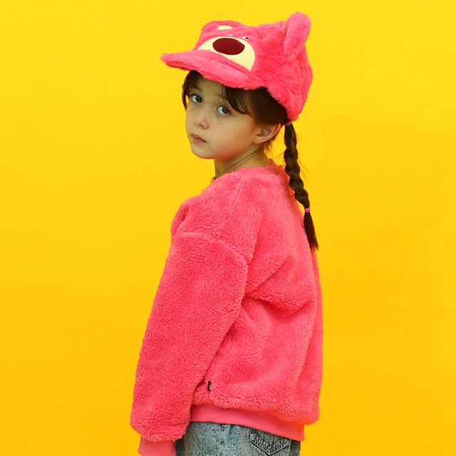 【ベビードール】ロッツォ なりきるボアキャップ 8872 / 頭回り：50-54cm キッズ 帽子 ぼうし 面ファスナーでサイズ調整可 シャギーボア素材 もこもこ トイ・ストーリー