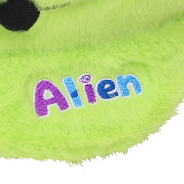 【ベビードール】リトルグリーンメン なりきるボアキャップ 8872 / 頭回り：50-54cm キッズ 帽子 ぼうし 面ファスナーでサイズ調整可 シャギーボア素材 もこもこ トイ・ストーリー