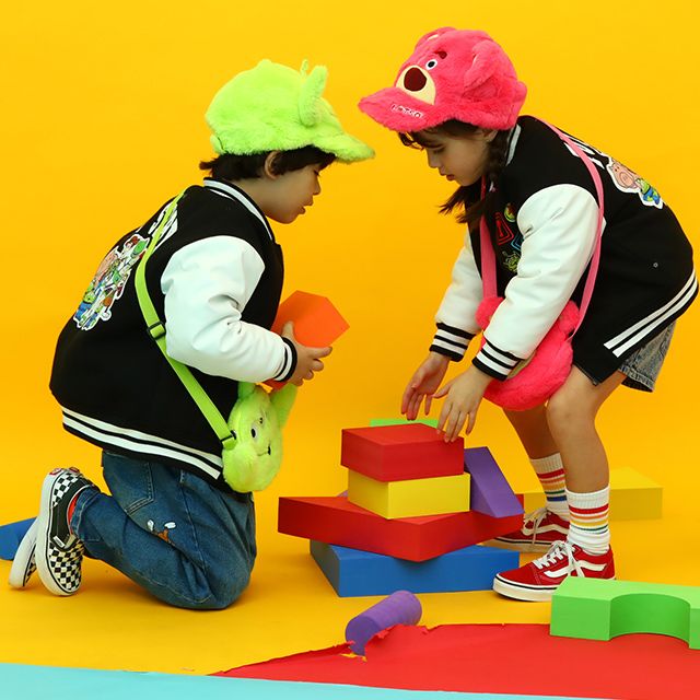 【ベビードール】リトルグリーンメン なりきるボアキャップ 8872 / 頭回り：50-54cm キッズ 帽子 ぼうし 面ファスナーでサイズ調整可 シャギーボア素材 もこもこ トイ・ストーリー