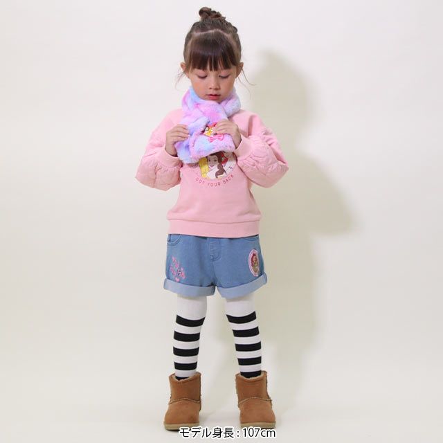 【ベビードール】プリンセス ディズニー エコファーマフラー 8880