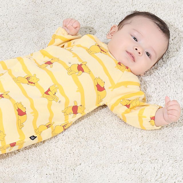 【ベビードール】プー 長袖2WAYオール 9138B