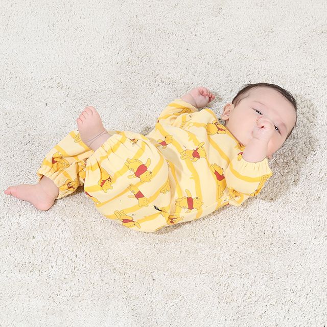 【ベビードール】プー 長袖2WAYオール 9138B