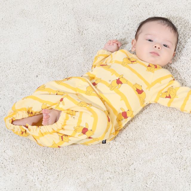 【ベビードール】プー 長袖2WAYオール 9138B