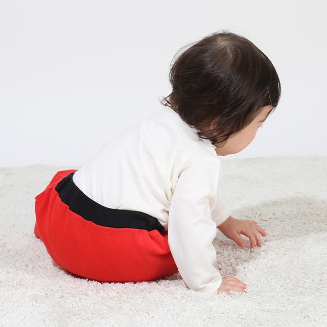 【ベビードール】ミッキー ギフトBOX付き 3点ギフトセット 9139B 【DY】 / 70-80cm ベビーサイズ 赤ちゃん 出産祝い 贈り物 プレゼント ベビー服 長袖 ボディースーツ スタイ ボトムス  長ズボン ロングパンツ コーデセット お得