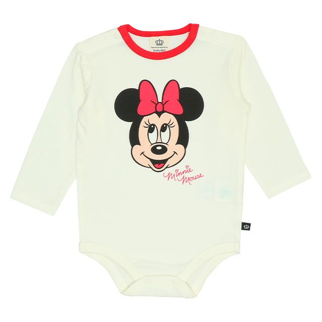 【ベビードール】ミニー ギフトBOX付き 3点ギフトセット 9139B 【DY】 / 70-80cm ベビーサイズ 赤ちゃん 出産祝い 贈り物 プレゼント ベビー服 長袖 ボディースーツ スタイ ボトムス スカート コーデセット お得