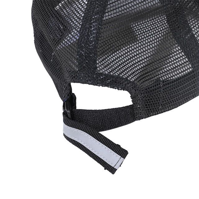 【ベビードール】ミニー 耳付メッシュキャップ 9236 / 頭回り：50-54cm キッズ ぼうし 帽子 野球帽 立体モチーフ 面ファスナーでサイズ調整可能 リフレクター付き 日よけ UV対策