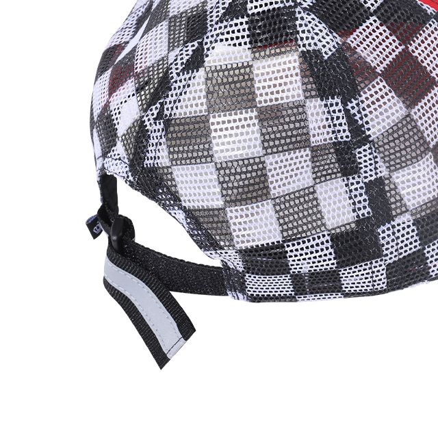 【ベビードール】カーズ メッシュキャップ 9267 / 頭回り：50-54cm キッズ ぼうし 帽子 野球帽 面ファスナーでサイズ調整可能 リフレクター ライトニング・マックィーン